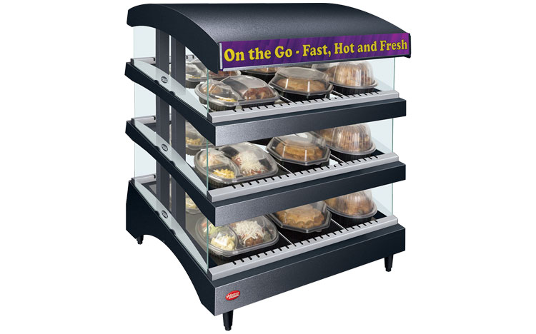 Increase Holding Capacities and Impulse Sales with
Glo-Ray® Heated Glass Merchandising Warmers