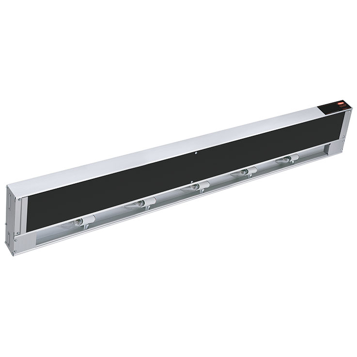 GRAIHL Glo-Ray Infra-Black Aluminum Strip Heater with Lights