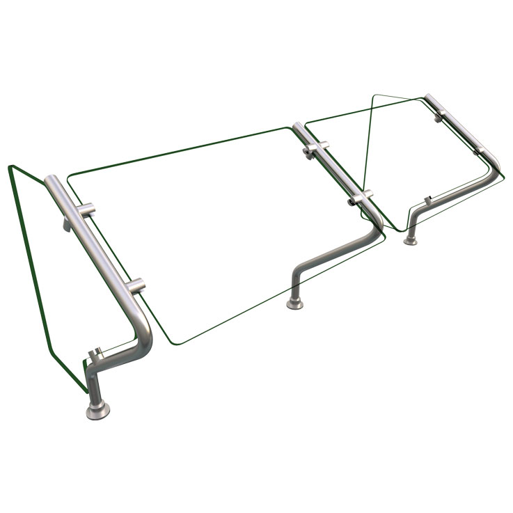Cubierta protectora de vidrio ES67 Flav-R-Shield | Autoservicio