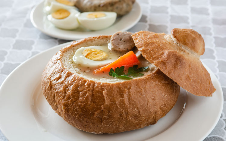 Traditional Z'urek Soup