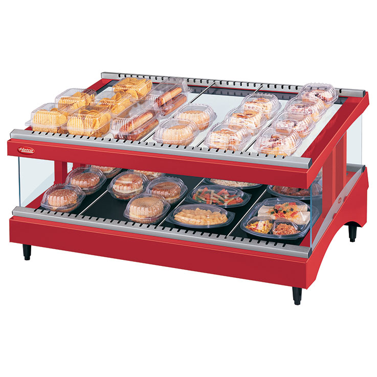 Single GR3SDS Glo-Ray Heated Glass Merchandising Warmer