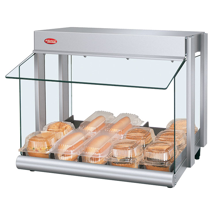 Miniexpositor para alimentos calientes Glo-Ray GRHW-1SGS