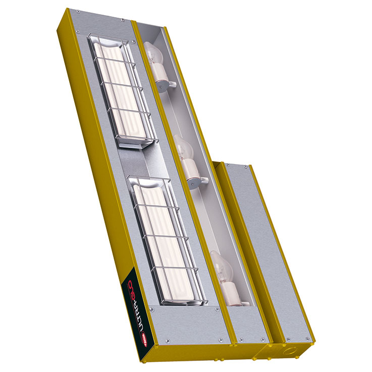 UGAL/UGAHL Ultra-Glo Ceramic Infrared Strip Heater with Lights