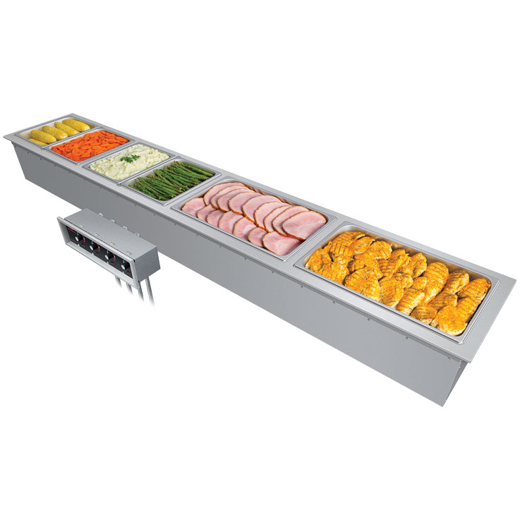 Hatco Modular Dry Hot Food Well | DHWBI-S Slim Drop In Hot Well