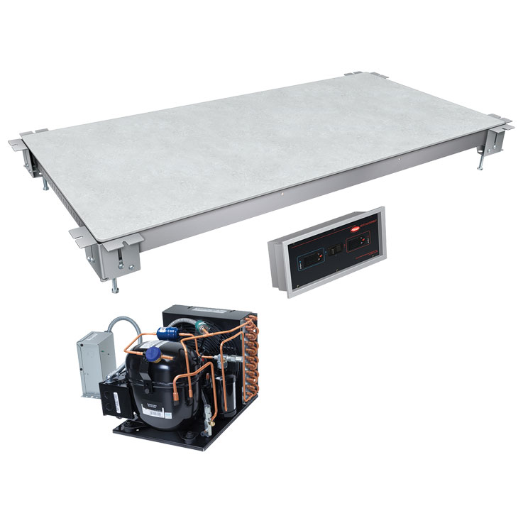 Hatco HCSSBFR Built-In Stone Flush Top Hot & Cold Shelf