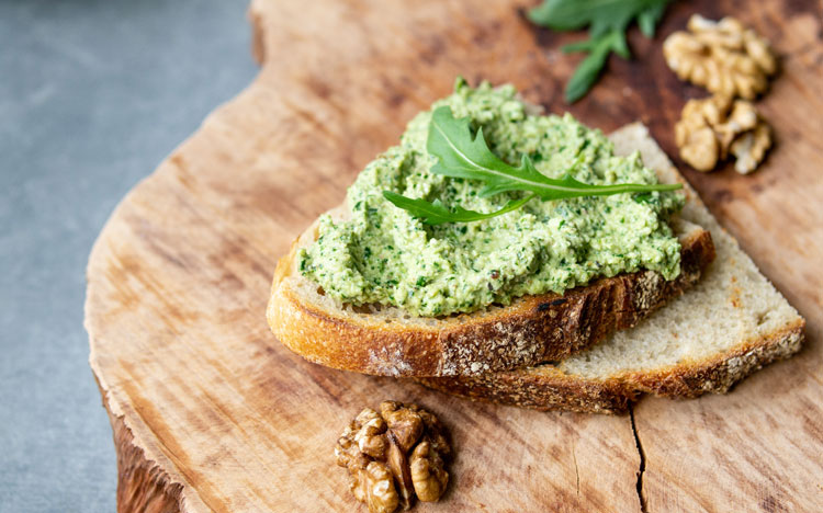 Pesto de rúcula y nueces