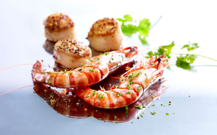 Scallops & Prawns