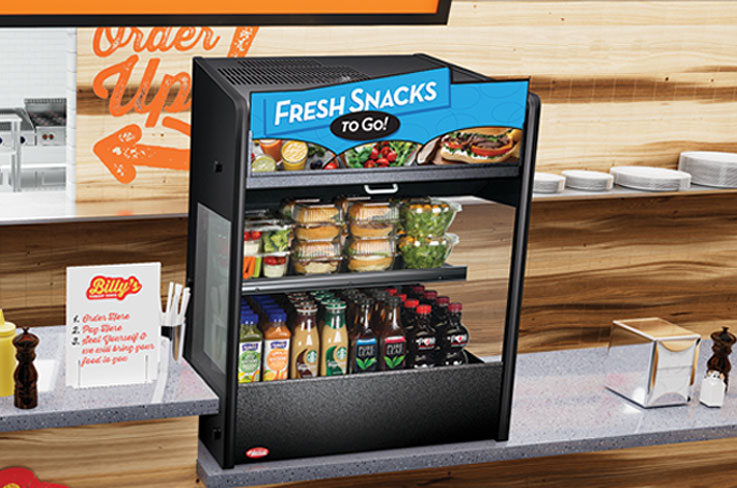FS3RAC Flav-R-Savor Refrigerated Air Curtain Merchandiser | Hatco