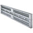 Calentador de doble banda infrarroja en aluminio Glo-Ray con luces GRAL-D/GRAHL-D