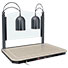 Hatco DCSB2-3624-2 Rectangular Heated Base Carving Station Lamp