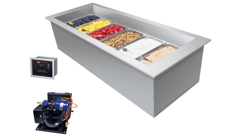 CWBR-S2 Remote Refrigerated Slim Drop-In Well